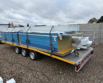 Bâtiment modulaire vendu en kit pour terrain difficile d'accès