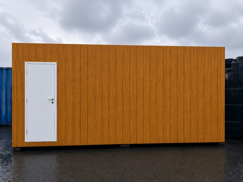 Bâtiment modulaire style bois à Paris